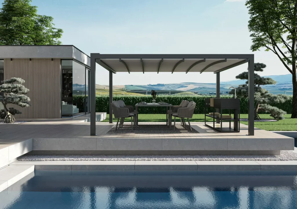 Pergola a tetto piano KE Keplan Pergola a tetto piano KE Keplan News di prodotto