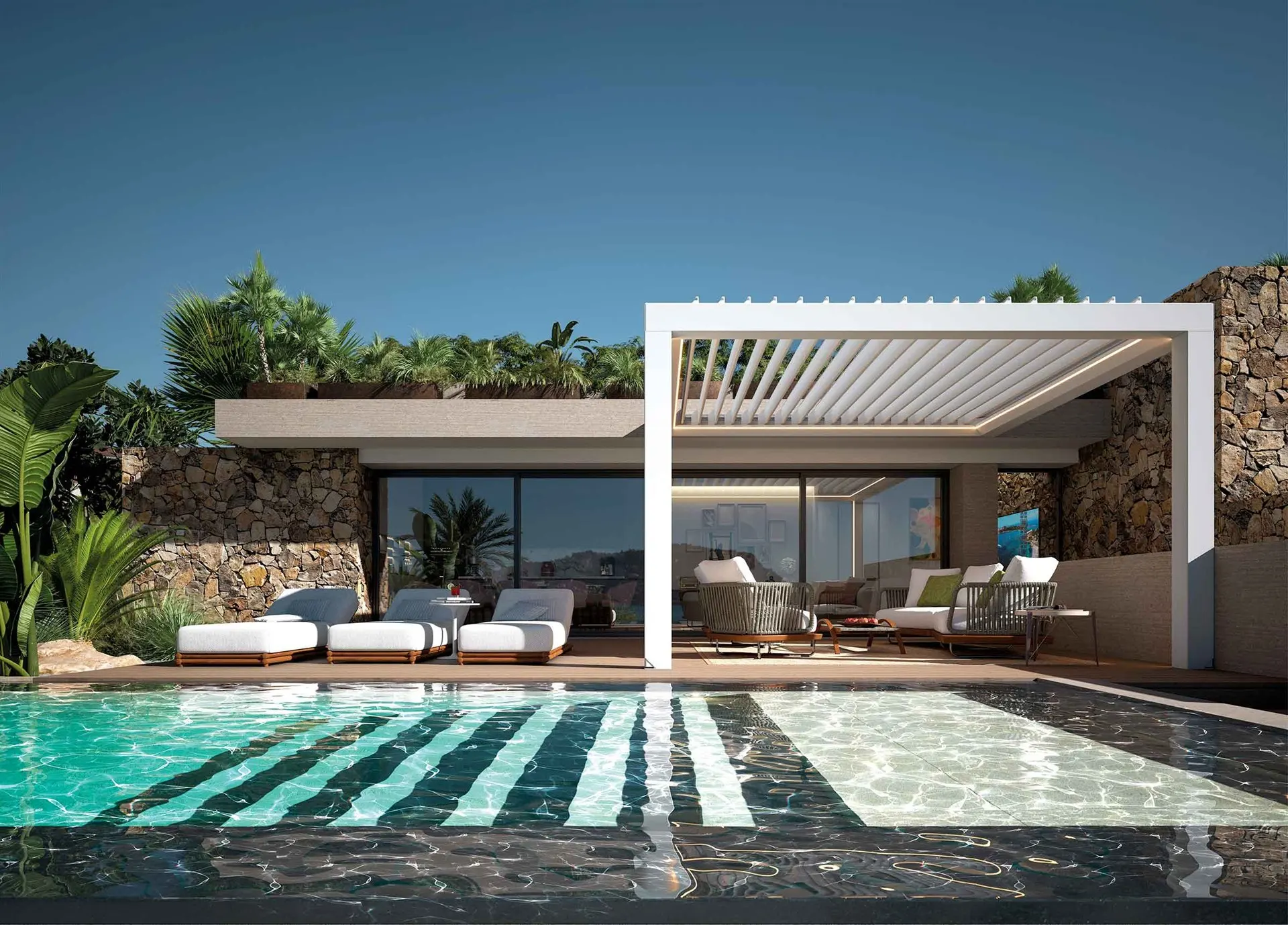 Pergole per hotel, agriturismi e case vacanze 