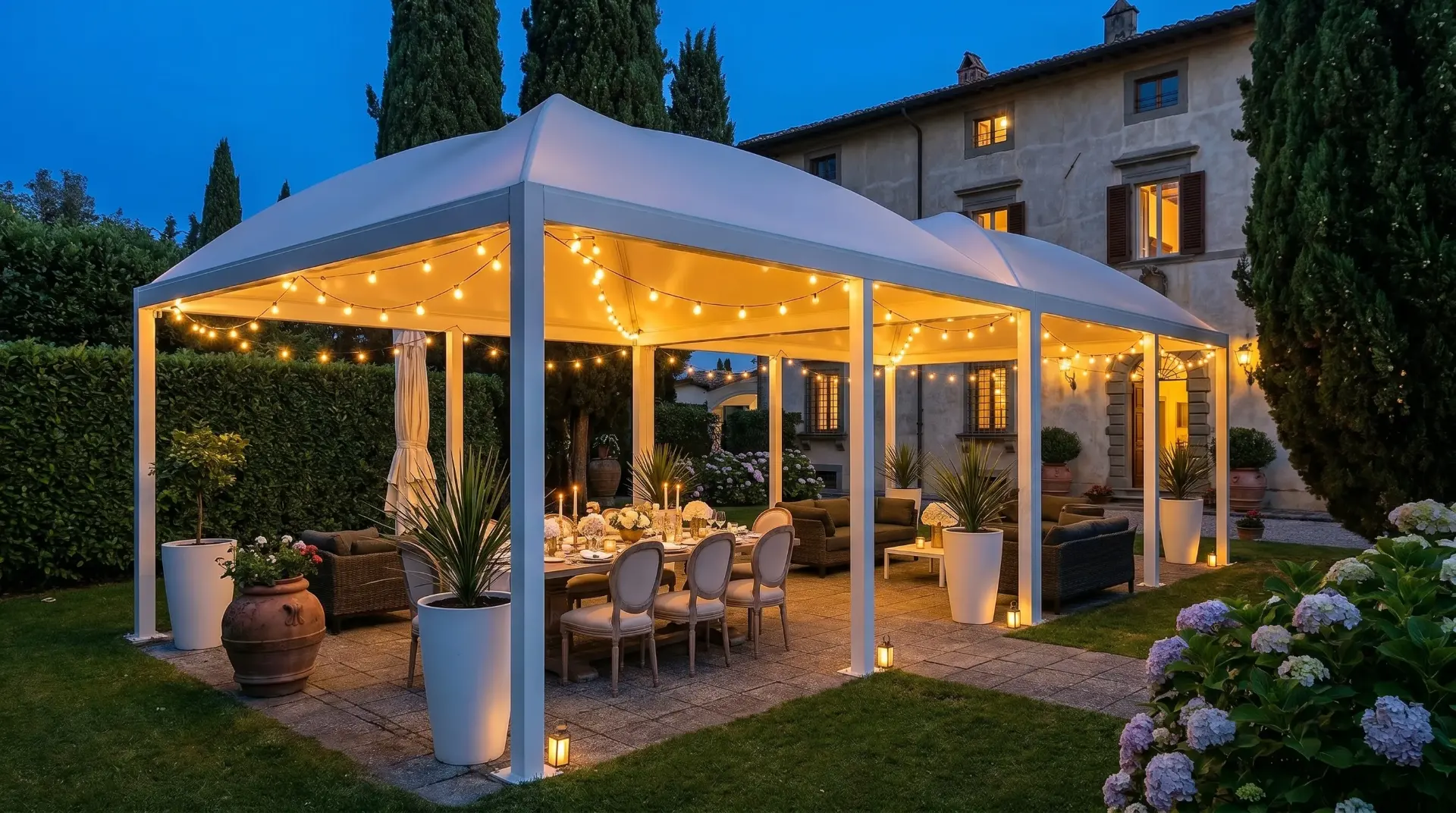 Pergole per hotel, agriturismi e case vacanze 