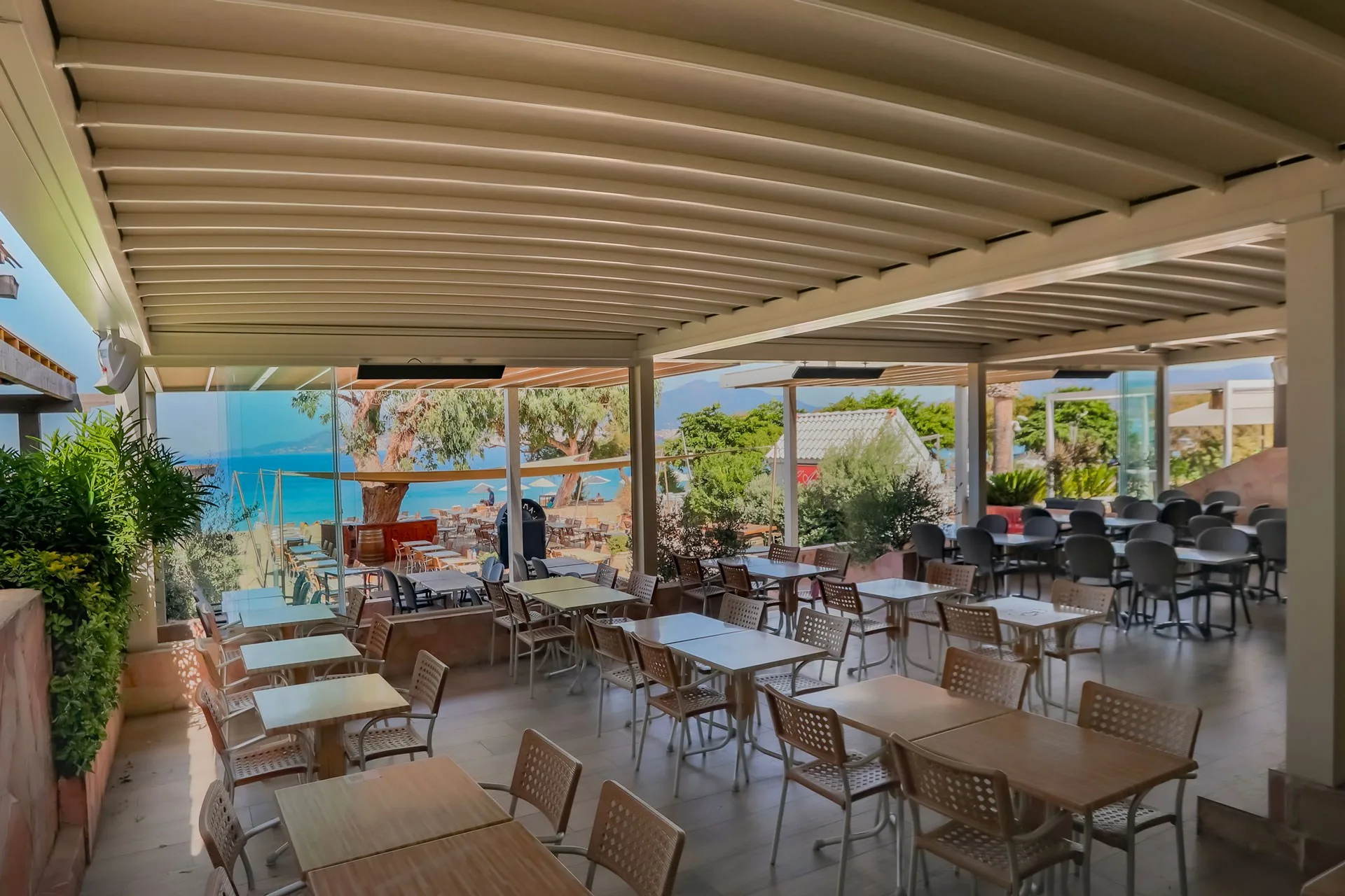 Coperture per dehors di ristoranti e bar 