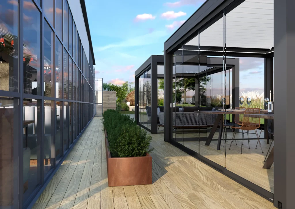 Come chiudere una pergola: tende, vetrate o frangisole? Come chiudere una pergola: tende, vetrate o frangisole? Guide e consigli Progettisti
